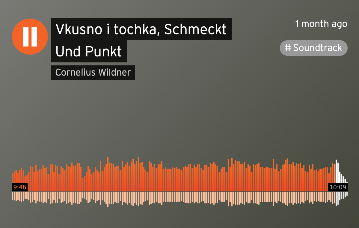 Bildschirmabzug Soundcloud